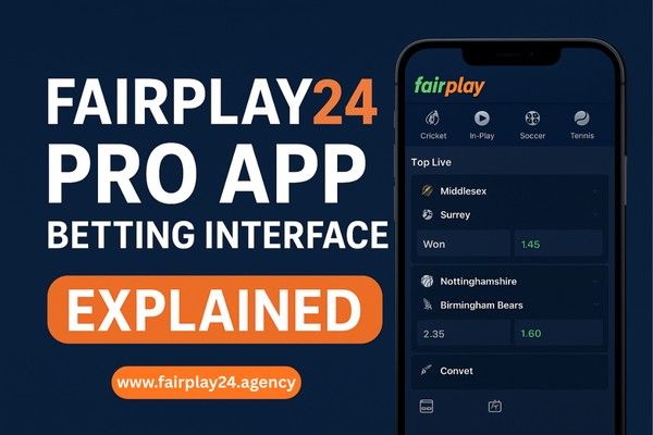 Fairplay24 Pro App Betting Interface Explained Guide