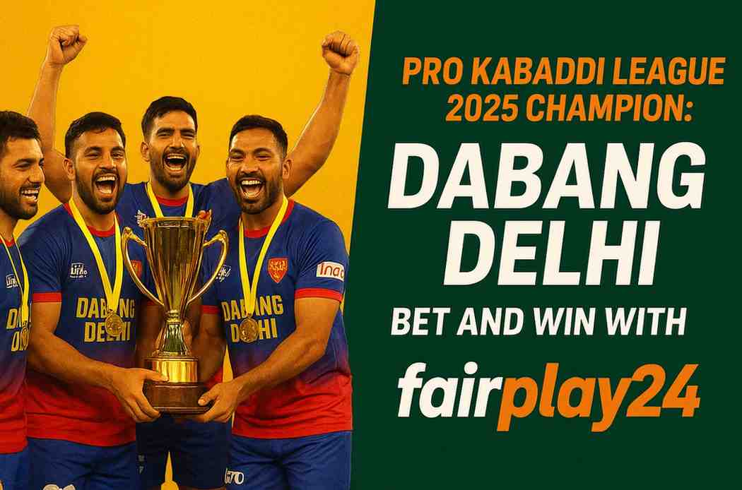 Read more about the article Pro Kabaddi League 2025 Champion: Dabang Delhi – Bet and Win with Fairplay24