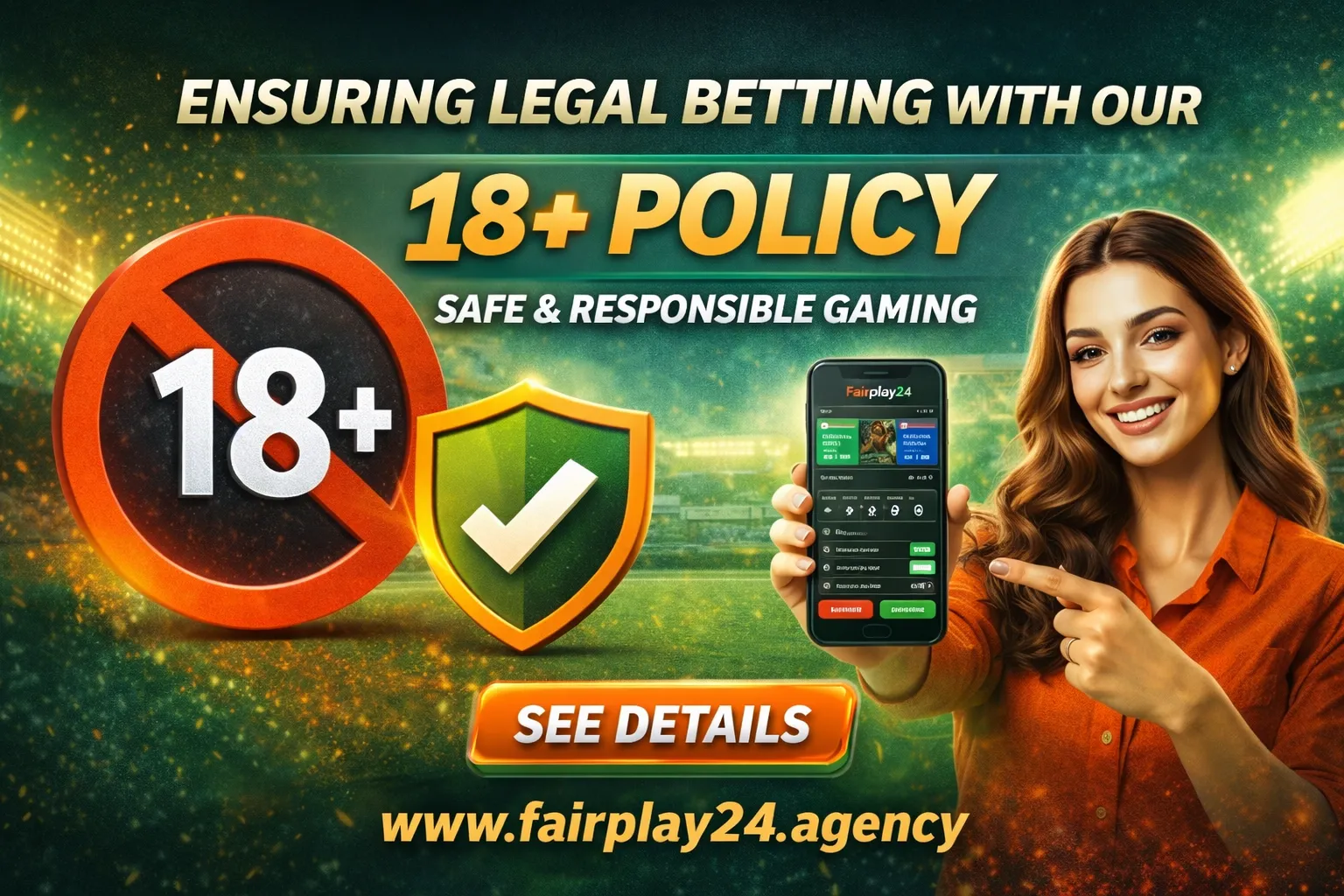 Read more about the article How Fairplay24 Ensures Legal Betting with Its 18+ Policy