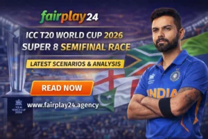 ICC T20 World Cup 2026 Super 8 Semifinal Race Fairplay24 Insights