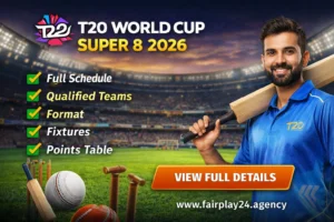 T20 World Cup Super 8 2026 Schedule, Teams, Format & Points Table Guide