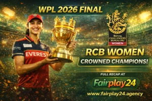 WPL 2026 Final RCB Women Crowned Champions Fairplay24
