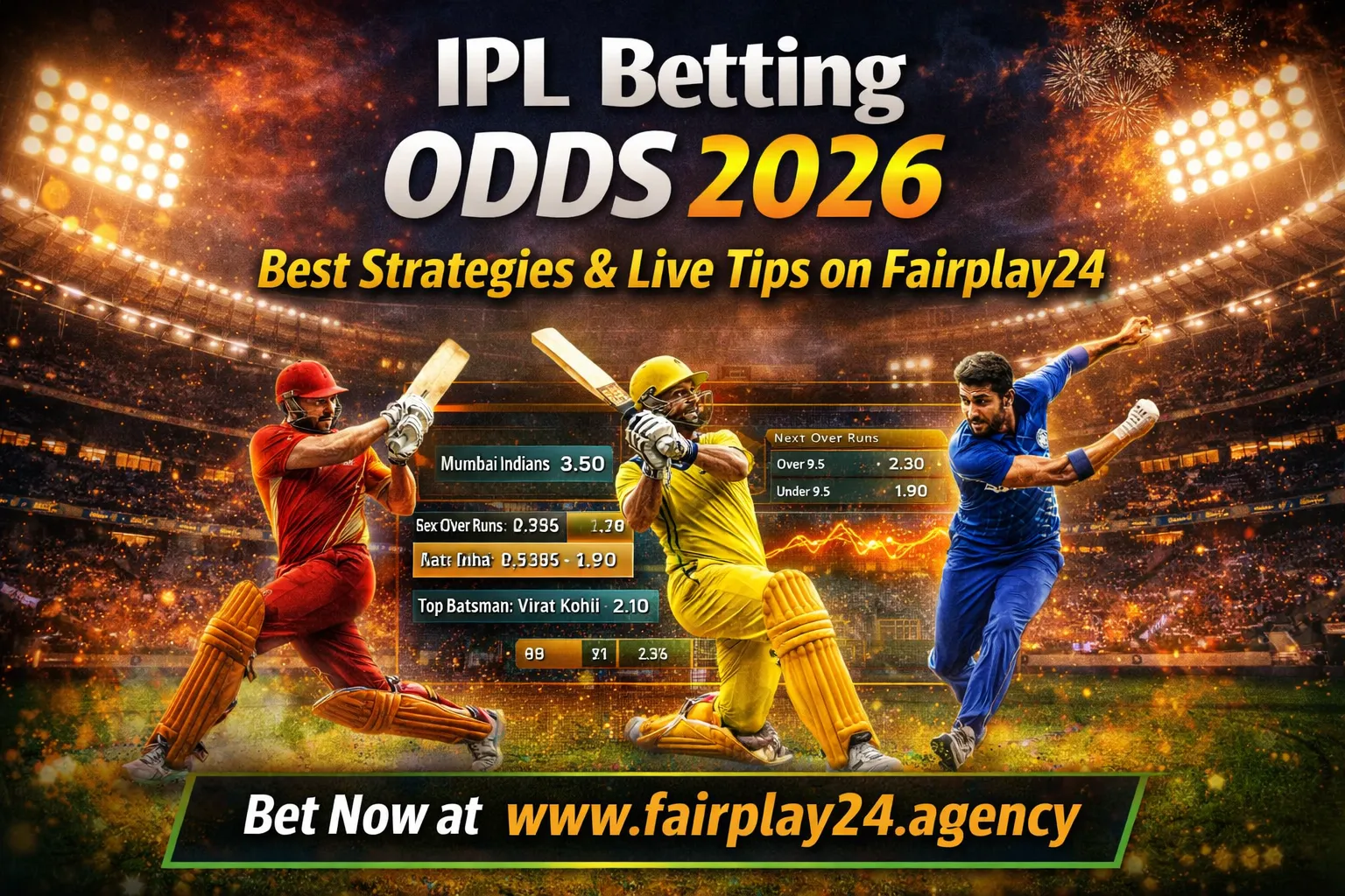 Read more about the article IPL Betting Odds 2026 – A Complete Guide for Fairplay24 Users