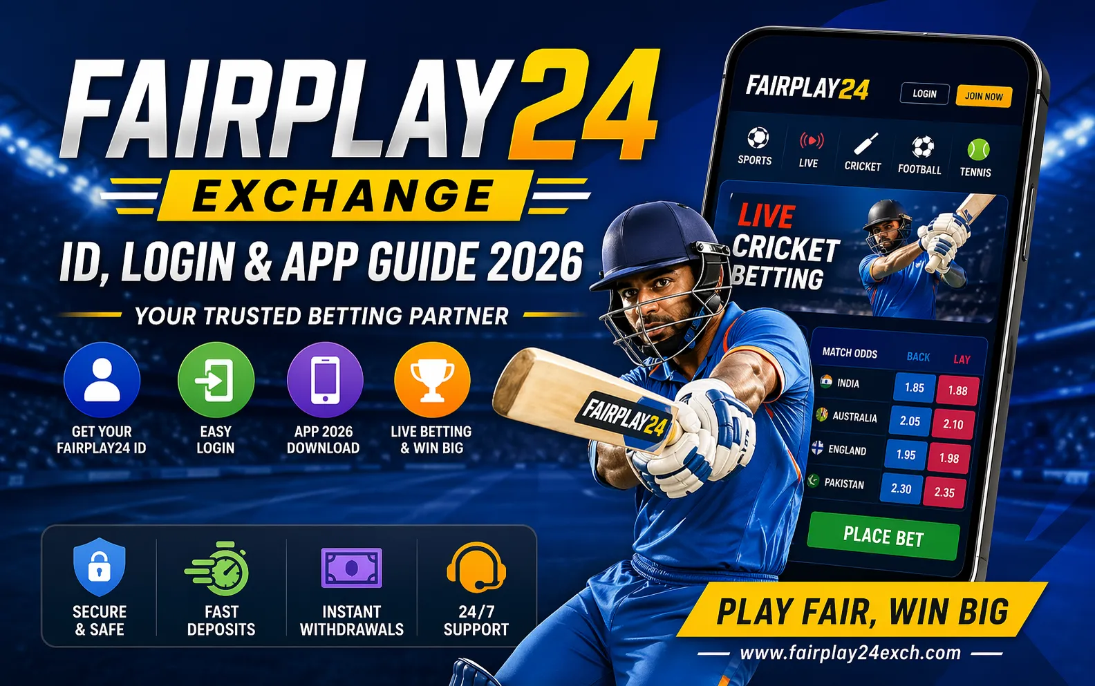 Read more about the article Fairplay24 Demo ID, Login & App Guide 2026 – Complete User Guide for Fairplay24 Exchange