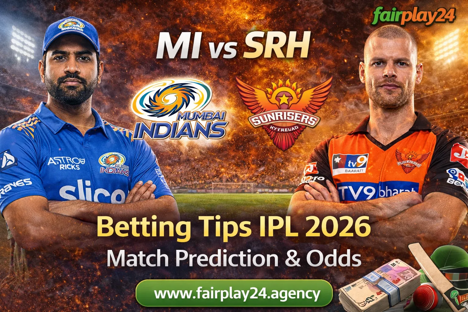 Read more about the article MI vs SRH – Betting Tips & Strategy