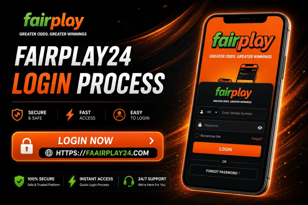 Fairplay24 Login process
