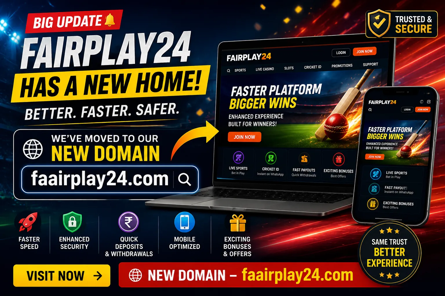 Fairplay24 New Domain Update – Now Live on faairplay24.com (Faster & Safer 2026)